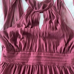 Bill Levkoff Maroon Bridesmaid Dress